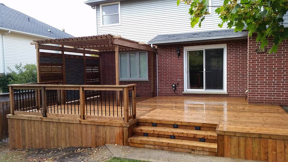 Wet Deck Built By KeirCon Ready for Wood Cleaner