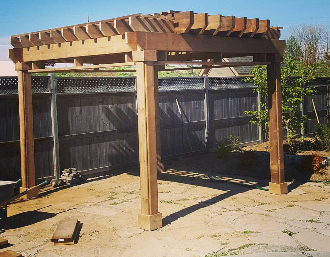 Free Standing Pergola Installed by KeirCon in London, Ontario