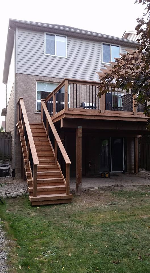 Walk Out Deck Installed in London, Ontario by KeirCon